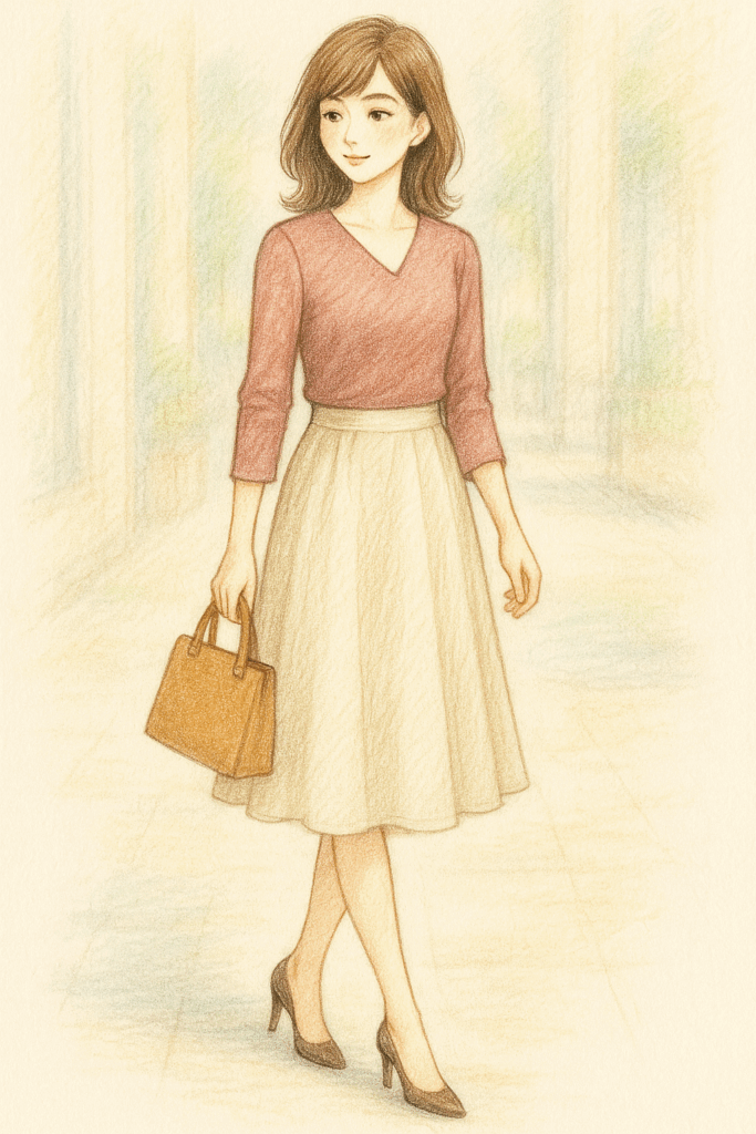 ヒールを履いた女性