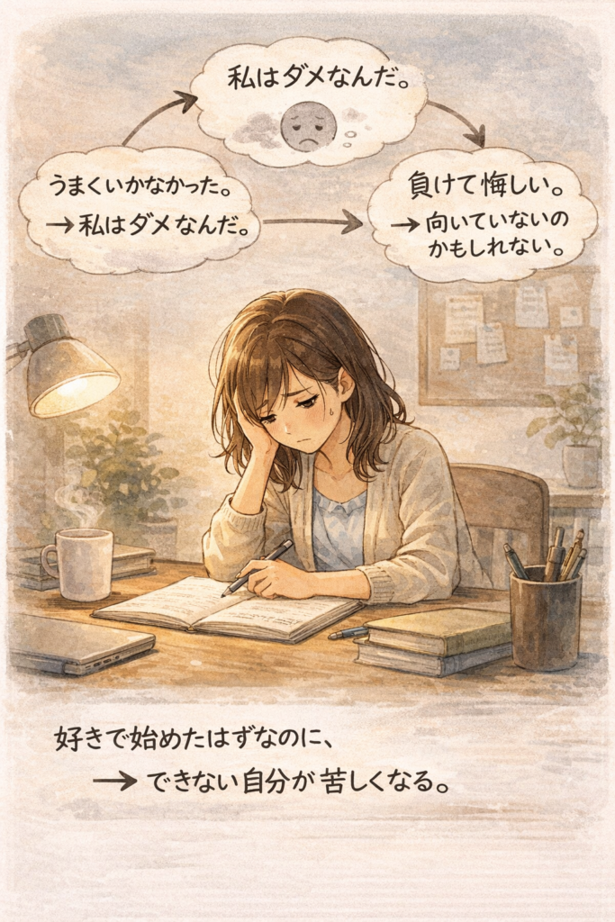 自己否定している人